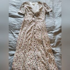 Sezane Ophelia dress in song of summer print, Size 36